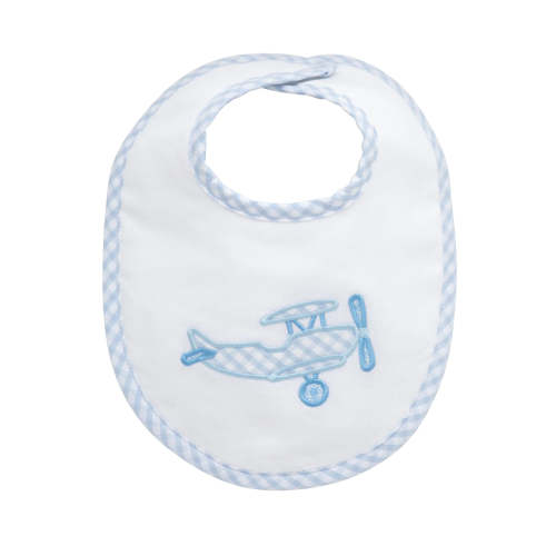 Applique Basic Bib- Airplane