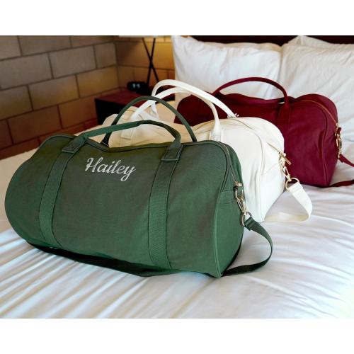 Custom Bridesmaid Gifts Duffle Bag, Mothers Day Gift, Bridal Shower, Bachelorette Party, Weekender Bag, Overnight Bag, Carry on Bag