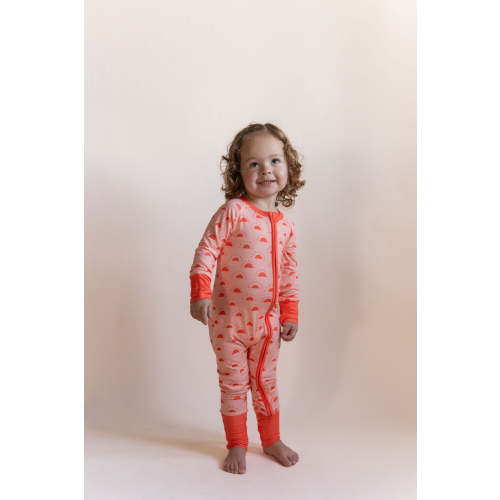 CORAL SUNSHINE | ZIPPER ONE PIECE | COZYS