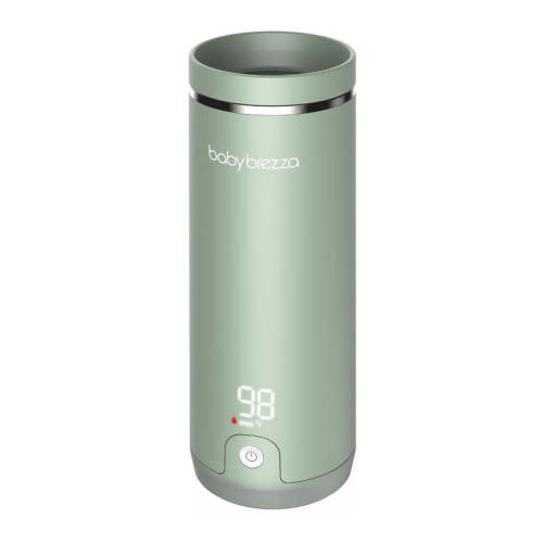 Baby Brezza Super Fast Portable Bottle Warmer, Green