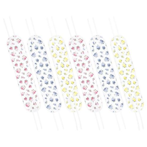 Luvable Friends Infant Girl Belly Binder 6pk, Floral, 0-6 Months