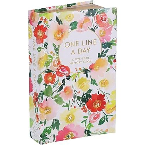 Floral One Line a Day: A Five-Year Memory Book