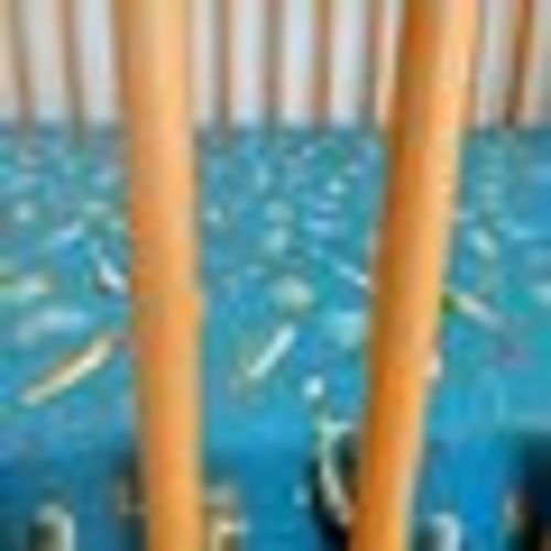 Muslin Crib Sheet, Gone Fishing