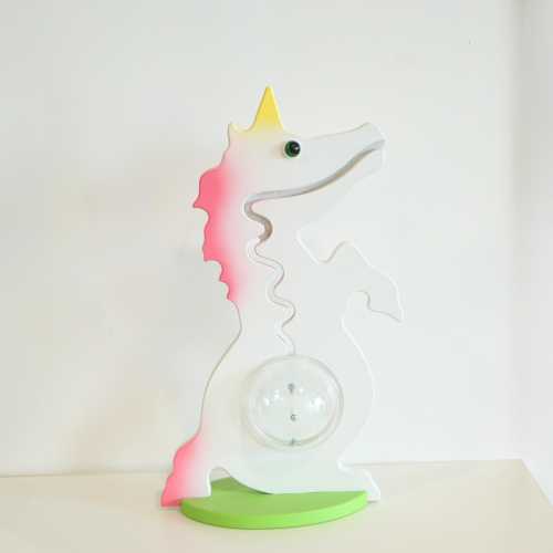 BIG BELLY BANKS - Unicorn with Pink Mane, Coin Bank - 22" - Free Personalization!