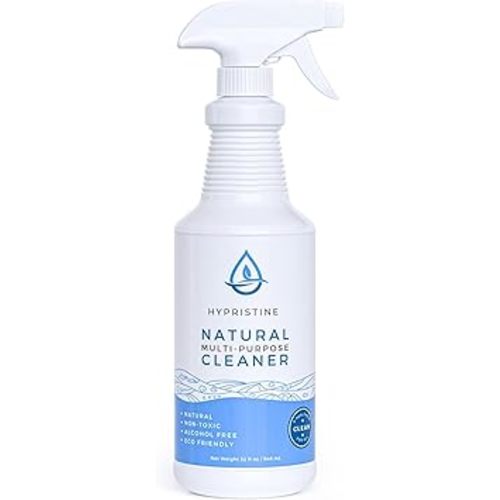 HYPRISTINE PURE Hypochlorous Acid Spray, Multi-Purpose Cleaner, Superior Shelf Life, 0% Bleach, 0% Alcohol, Food Contact Safe, Eliminate Non-Living Allergens, Remove Pet Odor, Clean Any Surface