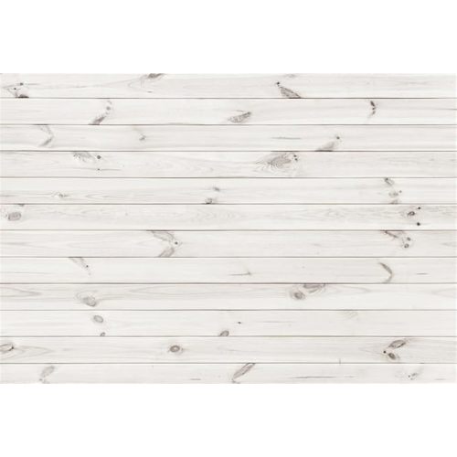 AOFOTO 6x4ft White Wood Photography Backdrop Rustic Wooden Board Plank Hardwood Background Wall Floor Still Life Shooting Decor Infant Newborn Portrait Photoshoot Props Birthday Party Supplies
