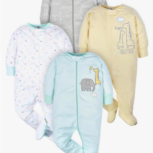 Gerber Baby-4 Pack Sleep 'N Play Footie