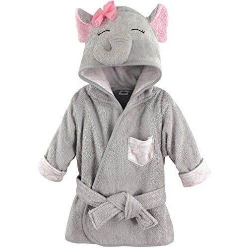 Hudson Baby Unisex Baby Cotton Animal Face Bathrobe