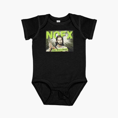 never trust a hippy Short Sleeve Baby One-Piece