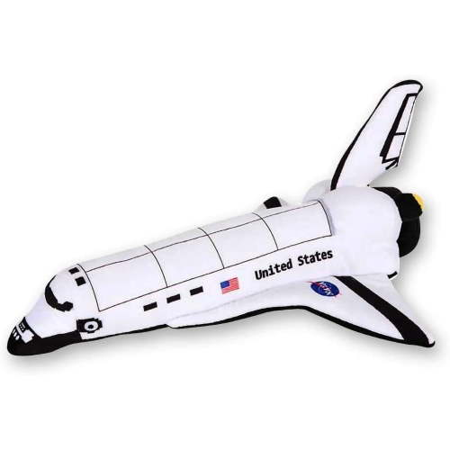 ArtCreativity 14" Plush Space Shuttle Toy  Soft Cuddly Spaceship for Toddlers & Kids, Boys & Girls | Birthday, Nursery, Gift, Astronaut