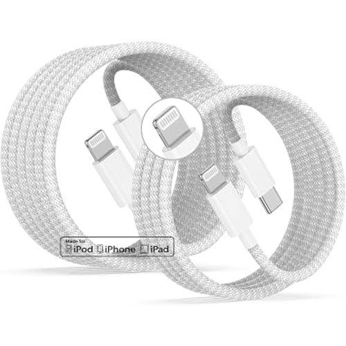 USB C to Lightning Cable, [Apple MFi Certified] iPhone Braided Fast Cable