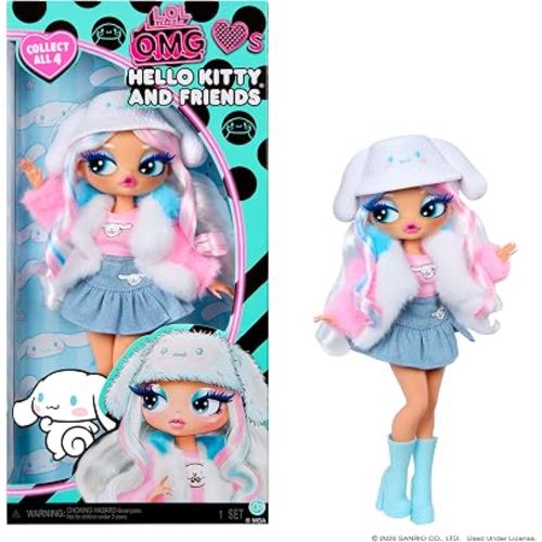 LOL Surprise OMG Loves Hello Kitty and Friends – Cinnamoroll – Fashion Doll Inspired by Hello Kitty and Friends Character – Play & Display!