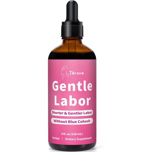 Gentle Labor, Smoother & Shorter Birth, Birth Prep Tincture Without Blue Cohosh, Support Uterine Tone, Reduces Contractions, Birth & Home Birth Essentials, 4 fl. oz