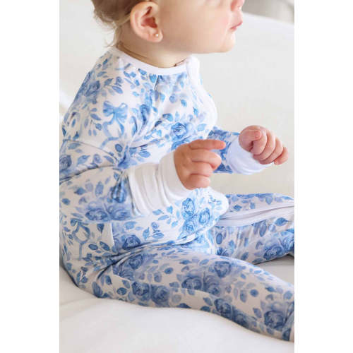 Betsy's Blooms Convertible Zip Romper