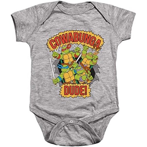 TMNT Teenage Mutant Ninja Turtles Cowabunga Dude Infant Baby Boys Onesie Snapsuit