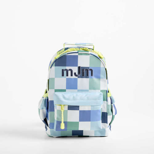 Personalized Ocean Hopscotch Small Kids Backpack with Side Pockets