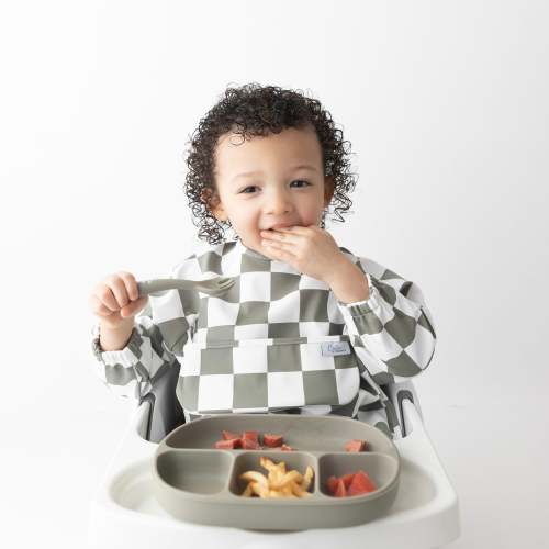The Grayson Long Sleeve Bib - Checkered – Calla and Friends
