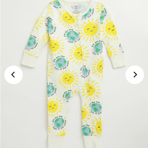 Light of the World Footless Onesie Cotton – Holy Pals