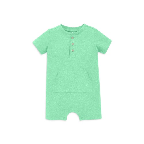 Baby Heathered Henley Shortie