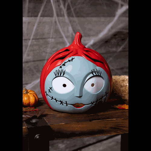 Nightmare Before Christmas Light Up Sally Pumpkin Decoration | Disney Decorations