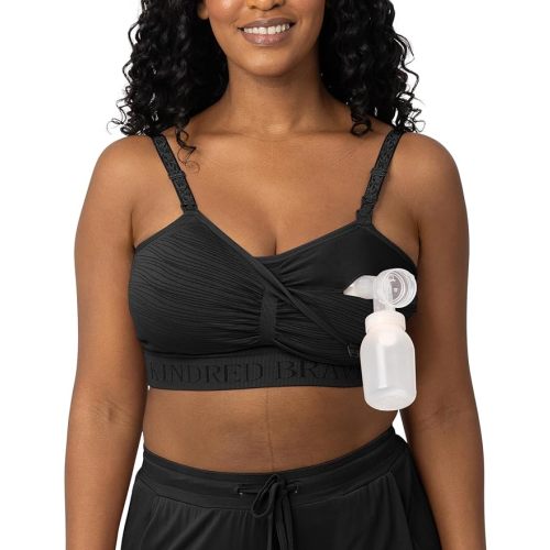 Kindred Bravely Sublime Pumping Bra Hands Free, Adjustable Pumping & Nursing Bra with EasyClip for All Breast Pumps