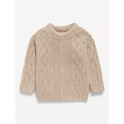 Unisex Cable-Knit Sweater for Baby