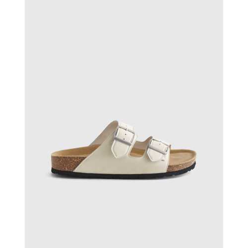 Nappa Leather Double Buckle Slide