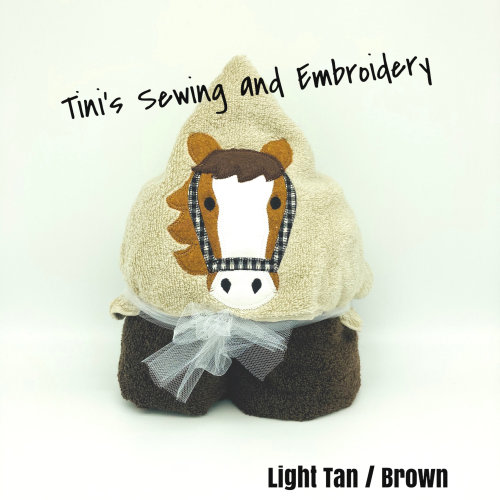 Horse Hooded Bath towel Baby Shower Gift Beach Cover-up Pool Cover personalized Towel Bath Towel Kids Hooded Towel Pool Towel