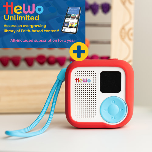 HeWo Player + Silicone Cover + HeWo Unlimited for 1 year