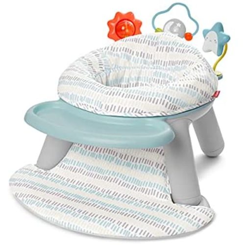 Skip Hop 2-in-1 Sit-up Activity Baby Chair, Silver Lining Cloud