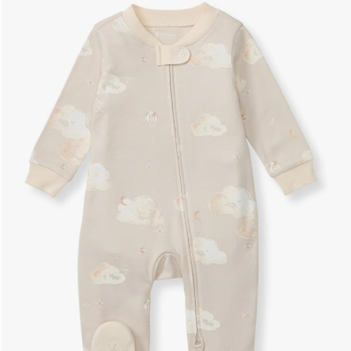 Burt's Bees Baby Boys Sleep and Play PJs, 100% Organic Cotton One-Piece Zip Front Romper Jumpsuit Pajamas