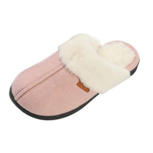 Roxoni Women's Winter House Fuzzy Fluffy Furry Cozy Clog Slipper