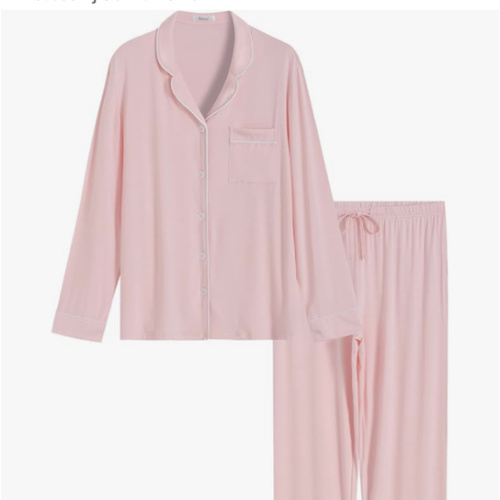 Latuza Women's 32"/34" Inseam Tall Pajama Set Bamboo Viscose Pj Set Tall Size