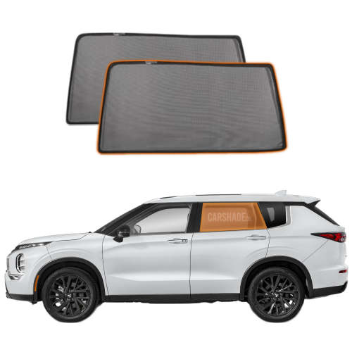 Mitsubishi Outlander Car Window Shades [Magnetic] | Car Shade Co.