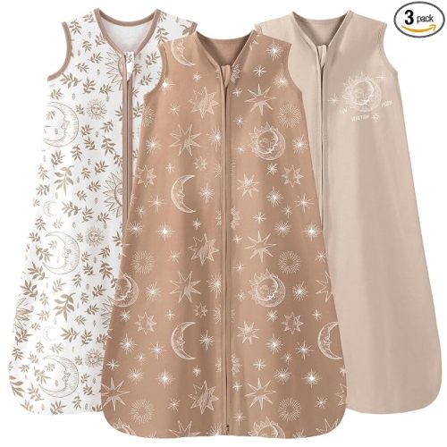 Unnivoll Baby Sleep Sack 6-12 Months 100% Organic Cotton 0.5 TOG