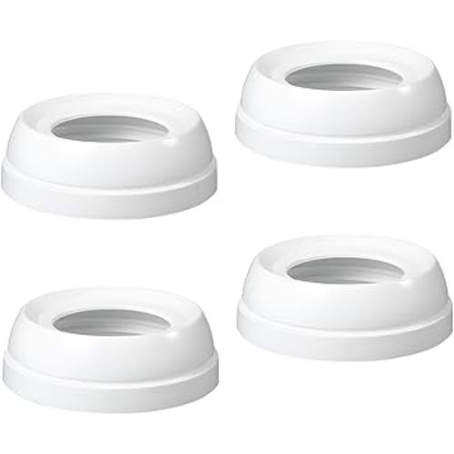 Baby Bottle Screw Ring Collars Compatible with Pigeon Nursing Bottles, 4 Count