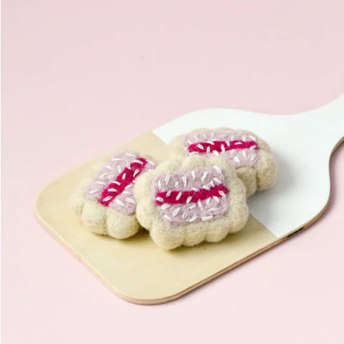 Felt Iced Vovo Biscuits (Set of 3)