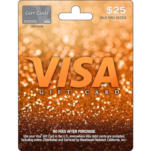 Visa $25 Gift Card (plus $3.95 Purchase Fee)