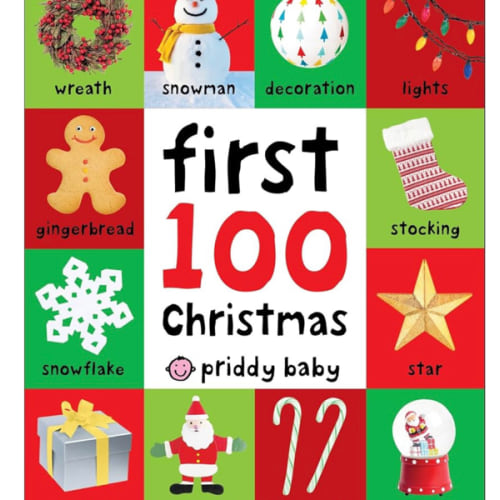 First 100 Christmas Words: A padded book―perfect for little hands to hold