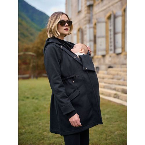 Seraphine Black 3 in 1 Maternity & Babywearing Hoodie