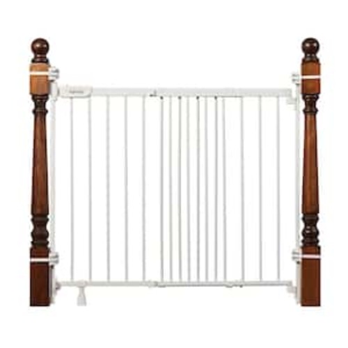 Stairway Plus 46W Series Safety Pet and Baby Gate, 32 in. - 48 in. Wide, 32.5 in. Tall, Pressure or Hardware Mounted