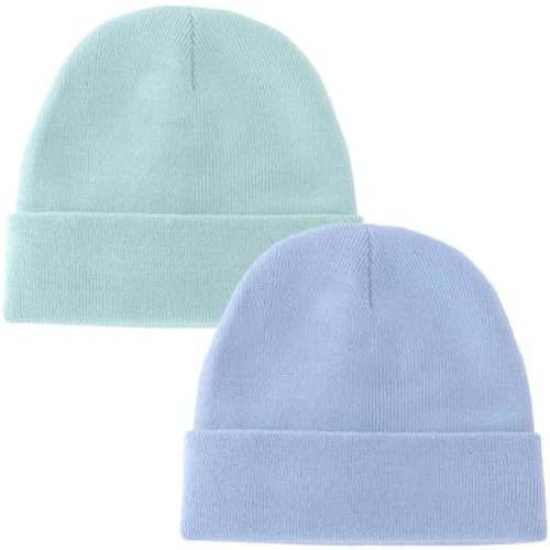 ROYBENS 100% Cotton Baby Beanie Cute Toddler Winter Hat Boys Girls Kids Soft Warm Knit Cuffed Caps Beanies for 0-8 Years