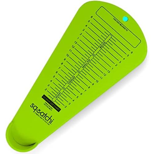 Shoe Sizer for Baby, Toddler & Kids | Home Foot Measuring Device From Baby to Big Kid (2T-6Y)