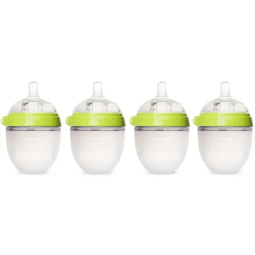 Comotomo Four Pack Bottle 150ml/5oz., Green