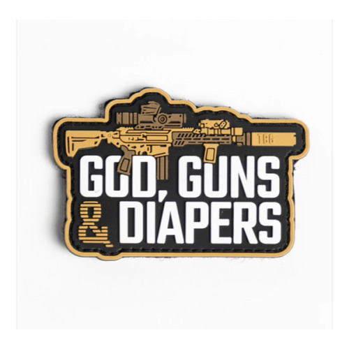 God, Guns & Diapers Patch - AR V2 by Tactical Baby Gear