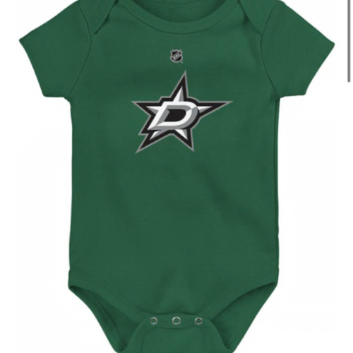 Dallas Stars Dallas Stars KELLYGREEN Baby Emblem Classic One Piece - 133407279