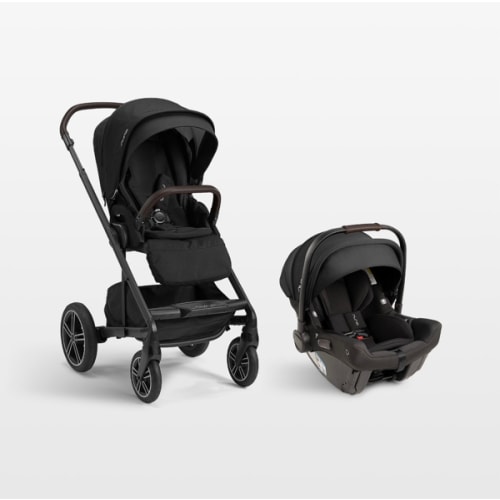 Nuna ® PIPA ™ Urbn Caviar Black Baseless Baby Car Seat + MIXX ™ Next Stroller Travel System