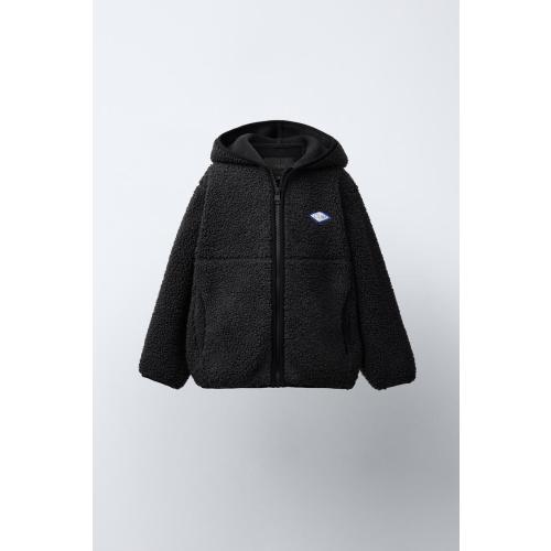HOODED FLEECE JACKET - Dark anthracite | ZARA United States