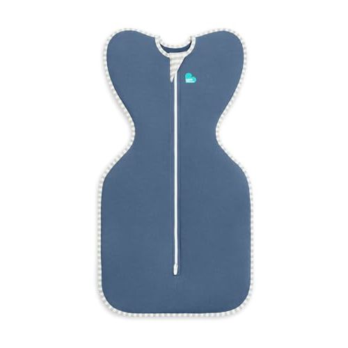 Love to Dream Swaddle UP, Baby Sleep Sack, Self-Soothing Swaddles for Newborns, Improves Sleep, Snug Fit Helps Calm Startle Reflex, New Born Essentials for Baby, 8-13lb, Denim