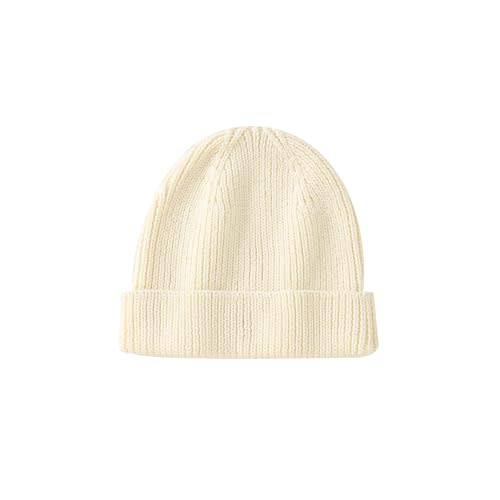 Hadetoto Cotton Baby Beanie Toddler Winter Hat Knit Boys Girls Warm Kids Beanies Skull Cap for 0-8 Years